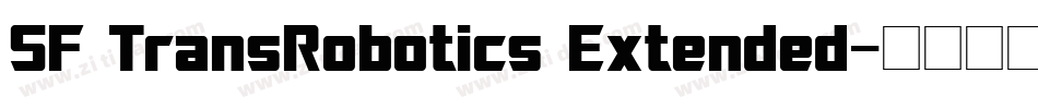 SF TransRobotics Extended字体转换